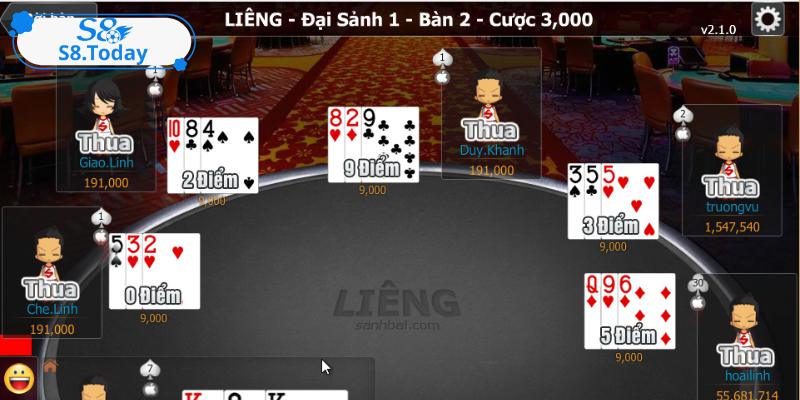 Luật cơ bản trong cách chơi Liêng online